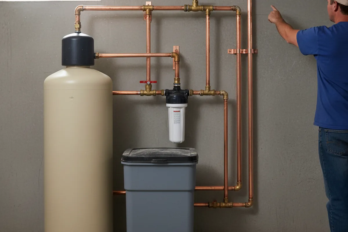 Whole-house water treatment system installed in Wampum